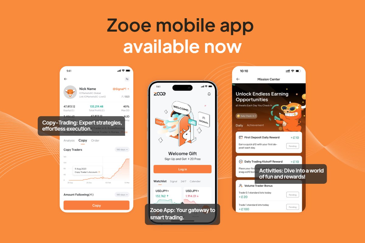 ZOOE App available on App Store and Google Play