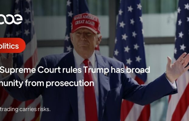 US Supreme Court rules Trump has broad immunity from prosecution
