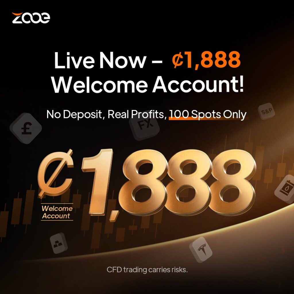 Zooe Launches ¢1888 Welcome Account: Trade with No Deposit