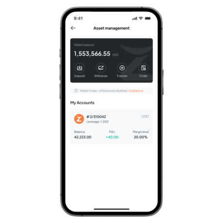 Zooe.com | Account Types | Standard Accounts | Features